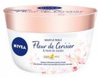 Soufflé Perlé Crème Hydratante Fleur de Cerisier et Huile de Jojoba 200 ml - Pot 200 ml