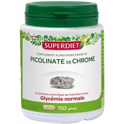 Super Diet Picolinate de Chrome 150 gélules