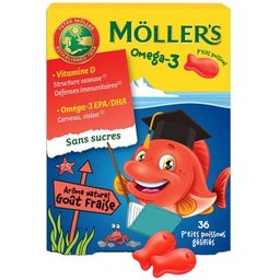 Omega-3 P'tits Poissons 36 Gommes