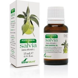 Huile essentielle de sauge naturelle Soria 15Cc