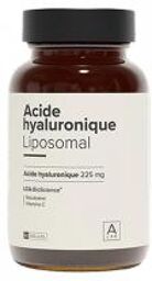 Acide Hyaluronique Liposomal 225 mg Anti-Rides Fermeté de la Peau Assimilation Renforcée 60 Gélules - Pot 60 gélules