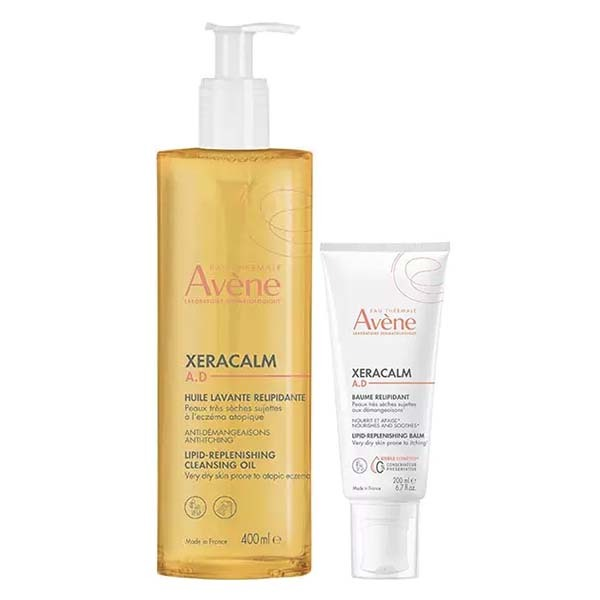 XeraCalm A.D Routine Peaux Très Sèches Atopique 400ml + 400ml