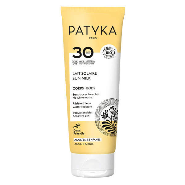 Patyka Solaire Lait Corps SPF30 Bio 100ml