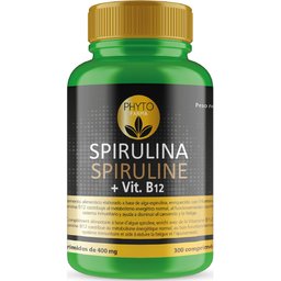 Spirulina + Vitamine B12 300 Comprimés