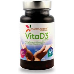 Mundo Natural Vitamina D3 4000ui 120perlas *