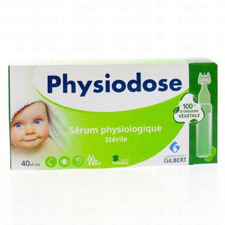 Sérum physiologique Stérile 40x5ml boite de 40 x 5ml