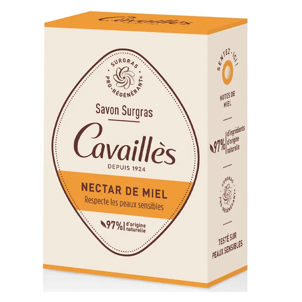 Cavailles Savon surgras Nectar de miel 100gr