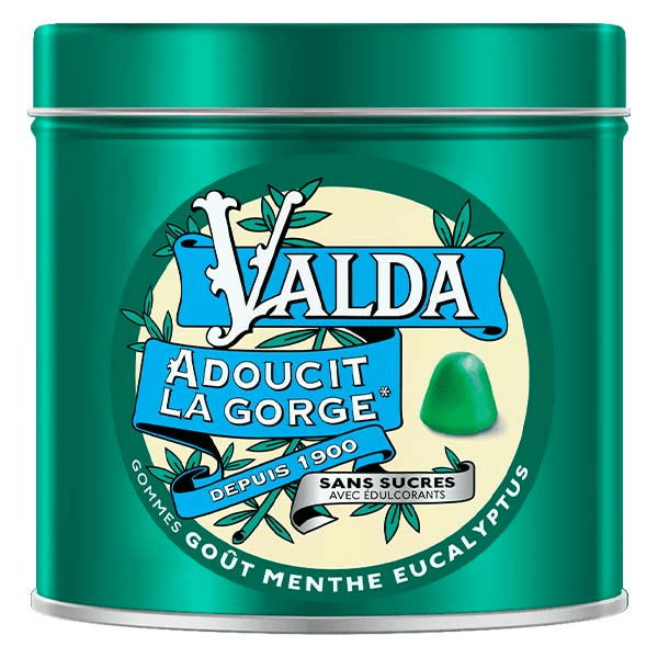 Gommes Sans Sucres Menthe Eucalyptus Adoucit La Gorge 140g