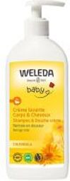 Crème Lavante Corps & Cheveux Calendula - 400 ml - Flacon-Pompe 400 ml