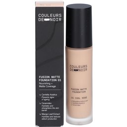 Couleurs De Noir Fond de Teint Fusion Matte - 01 Cool Rosé