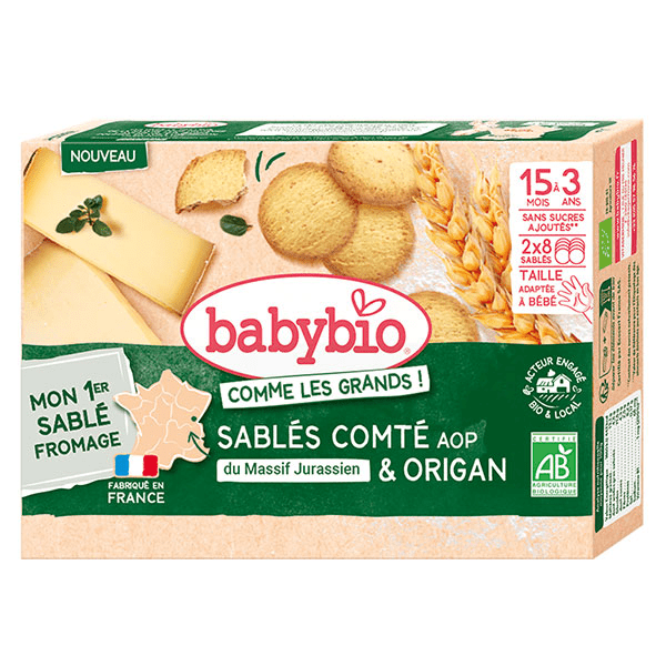 Sablés Comté du Massif Jurassien Origan - 72g