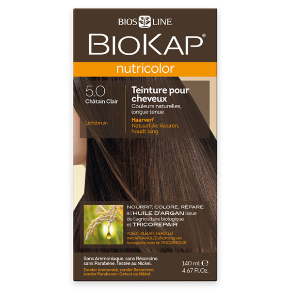 Nutricolor Teinture pour Cheveux 5.0 Châtain Clair 140ml