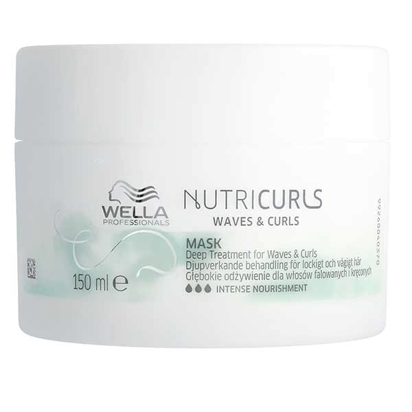 Nutricurls Masque profond anti-frisottis pour cheveux ondulés et bouclés 150ml