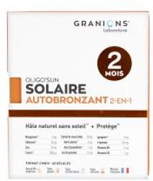 Oligo'Sun Solaire Autobronzant 2en1 60 Jours 60 Gélules - Boîte 60 Gélules