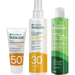 Pack SuncareCrema Facial SPF50+ 50ml + Spray Corporal SPF30 200ml + Aftersun