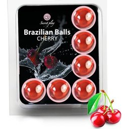 Secretplay Brazilians Balls Cherries 6 unités
