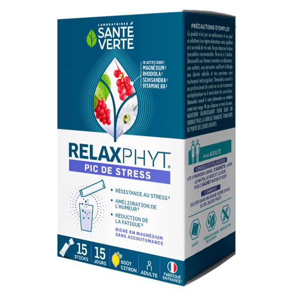 Relaxphyt Pic de Stress 15 sticks