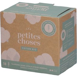 LES Petites Choses Tampons en coton bio sans applicateur Normal