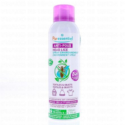 Anti-Poux - Spray Répulsif Environnement 150ml