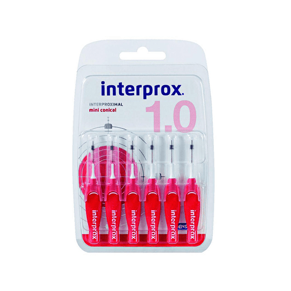 Brossettes Mini Conical Rouge 6 unités