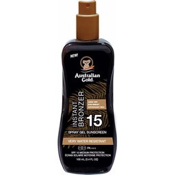Gold Instant Bronzer Spray Gel SPF15 100ml