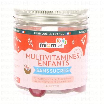 MIUM LAB Gummies Multivitamines enfant x42