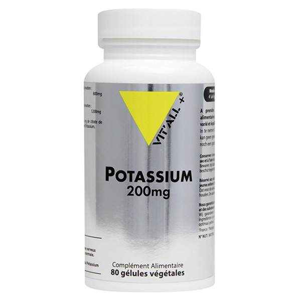 Potassium 200mg 80 gélules végétales