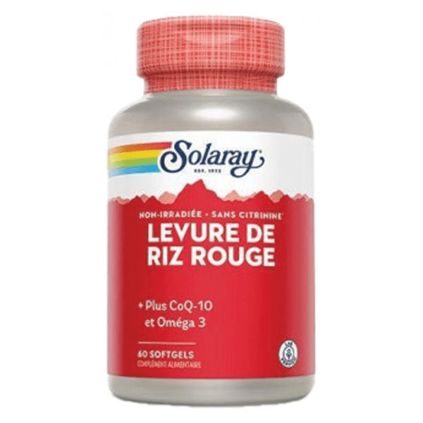 Levure de Riz Rouge Plus CoQ-10 + Oméga 3 - 60 gélules
