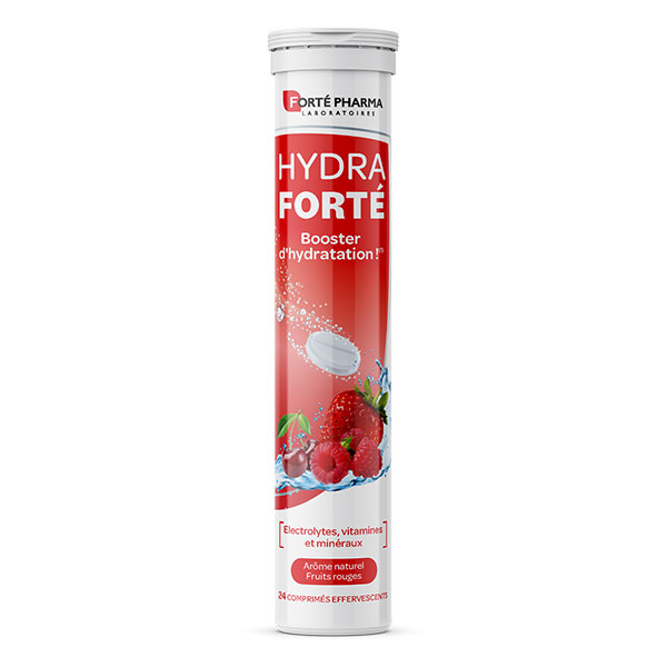 Forté Pharma HydraForté Hydratation Fruits rouges Vitamines 24comprimés