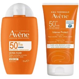 Pack Solaire Ultra Fluid Ultra Mat SPF50 50ml + Intense Protect SPF50+ 150ml