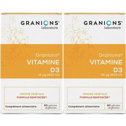 Laboratoire des Granions® Vitamine D3 végétale 10 µg
