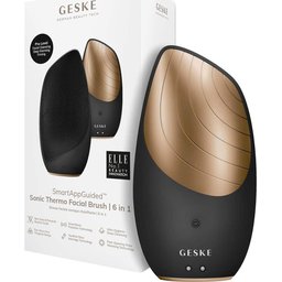 Sonic Thermo Facial Brush 6 In 1 Black Gold 1ut