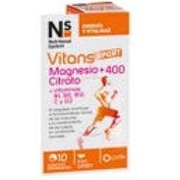 Ns Vitans Sport Magnésium +400 Citrate 10 Comprimés Efervescent