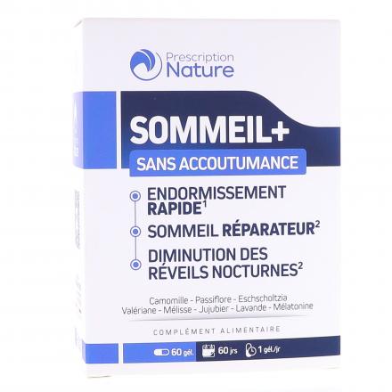 PRESCRIPTION NATURE Sommeil+ 60 comprimés