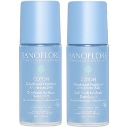 Déodorant Roll-On 24h Coton x2