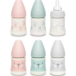 Suavinex™ biberón premium silicona 3 posiciones 150ml 1ud 1ud