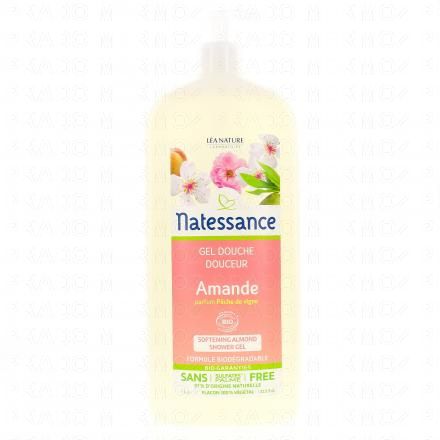 Gel douche amande parfum pêche de vigne bio 1l