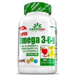 GreenDay Super Omega 3-6-9 90 perlas