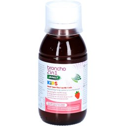 Broncho 2 in 1 Kids Sirop contre la toux Fraise - Toux sèche & grasse
