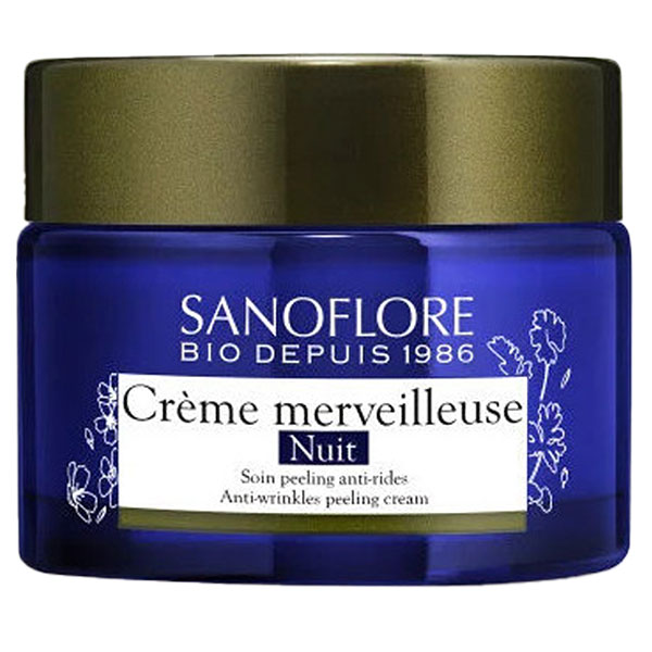 Crème Merveilleuse Nuit Soin Peeling Anti-Rides Bio 50ml
