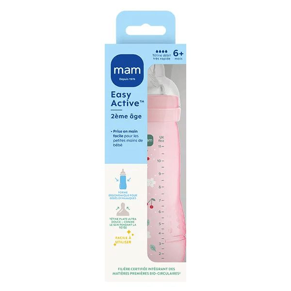 Biberon Easy Active 2ème âge Coloré