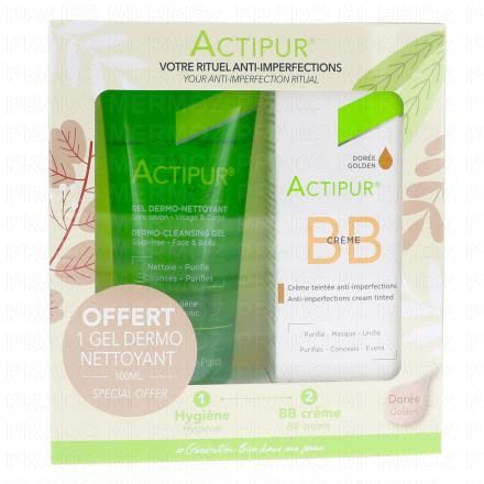 Actipur crème anti-imperfections teintée dorée tube 30ml