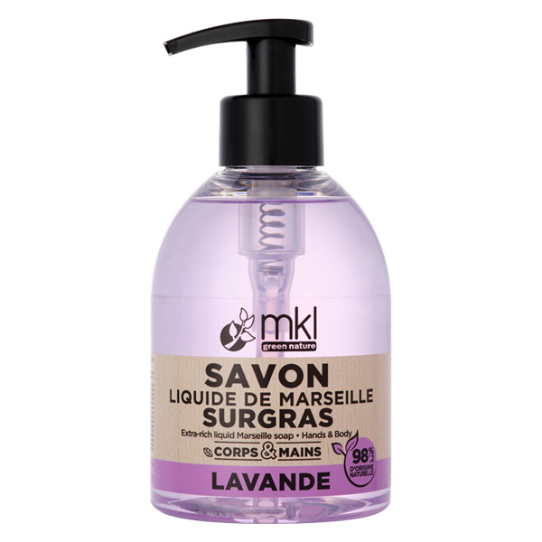 Savon Liquide de Marseille Surgras Lavande 300ml