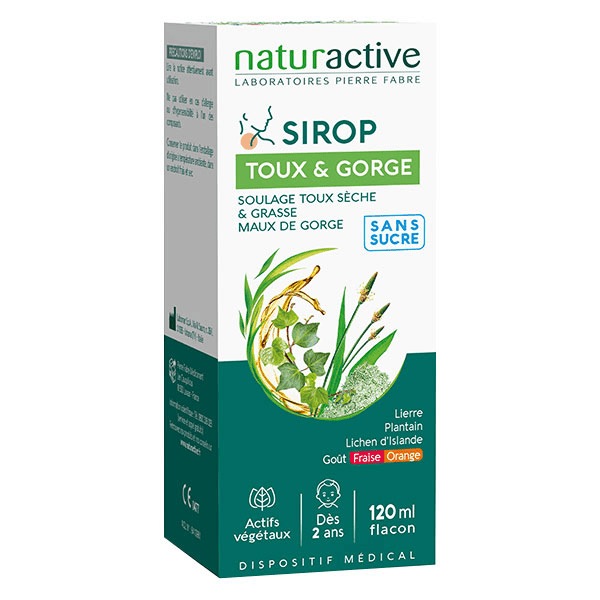 ORL Gae Sirop Toux et Gorge - 120 ml