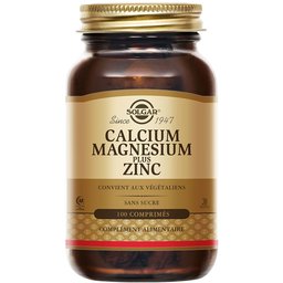 Calcium Magnésium Zinc - Os et Cartilages - Vitalité - 100 comprimés