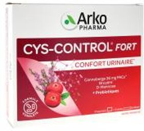 Cys-Control Fort 10 Sachets + 5 Sticks à Diluer - Boîte 10 sachets + 5 sticks