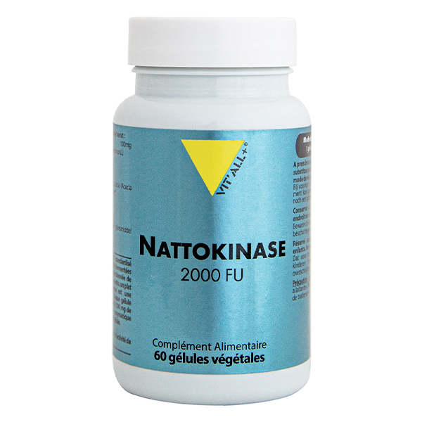 Nattokinase 100mg 2000 FU 60 gélules végétales
