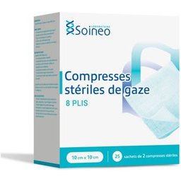 Compresses Steriles Gaze 10X10Cm 25uts