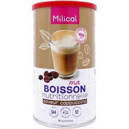 Milical Boisson Nutritionnelle Cappuccino 14 portions