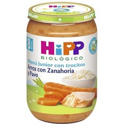 Tarrito de Arroz con Zanahoria y Pavo Bio 220g